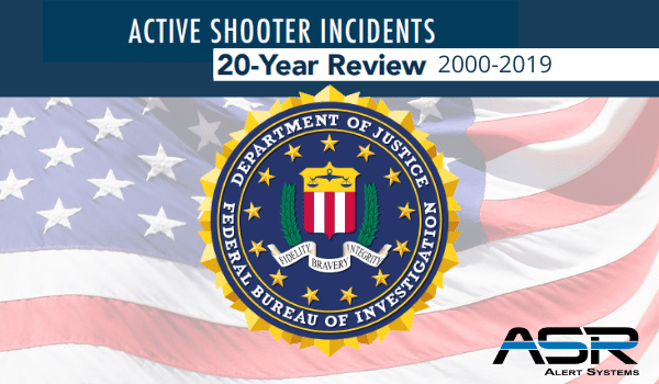 Active Shooters 20 Years FBI Report